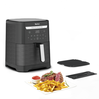 Friteuse à air Easy Fry & Grill XXL 6,5 L, air fryer, grill, 8 prog., 2  zones cuisson